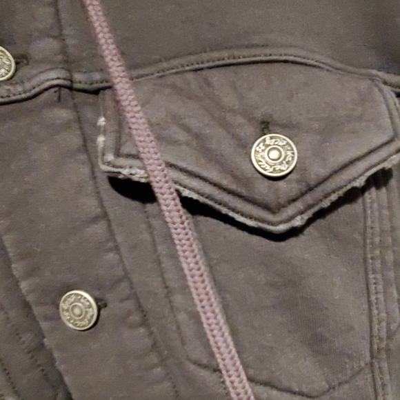 Free People Cotton Button-Up Hoodie - Picture 4 of 5